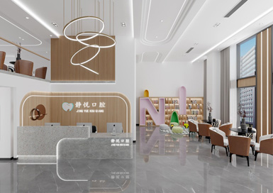 上海口腔诊所装修设计案例效果图