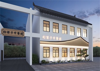湖州社区中医馆设计案例效果图