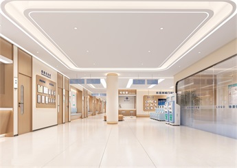 池州中西结合门诊部设计装修案例